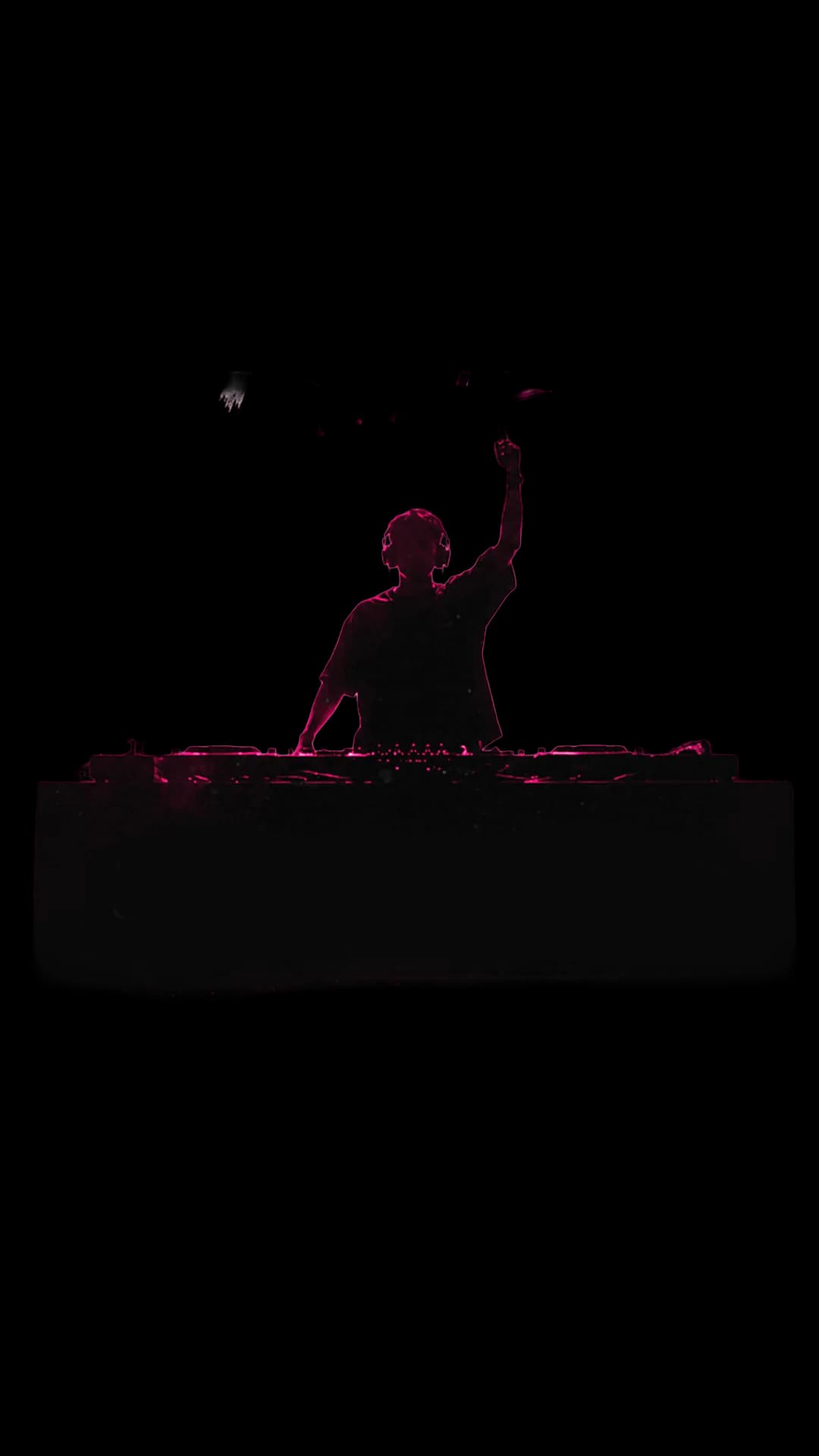 DJ no palco